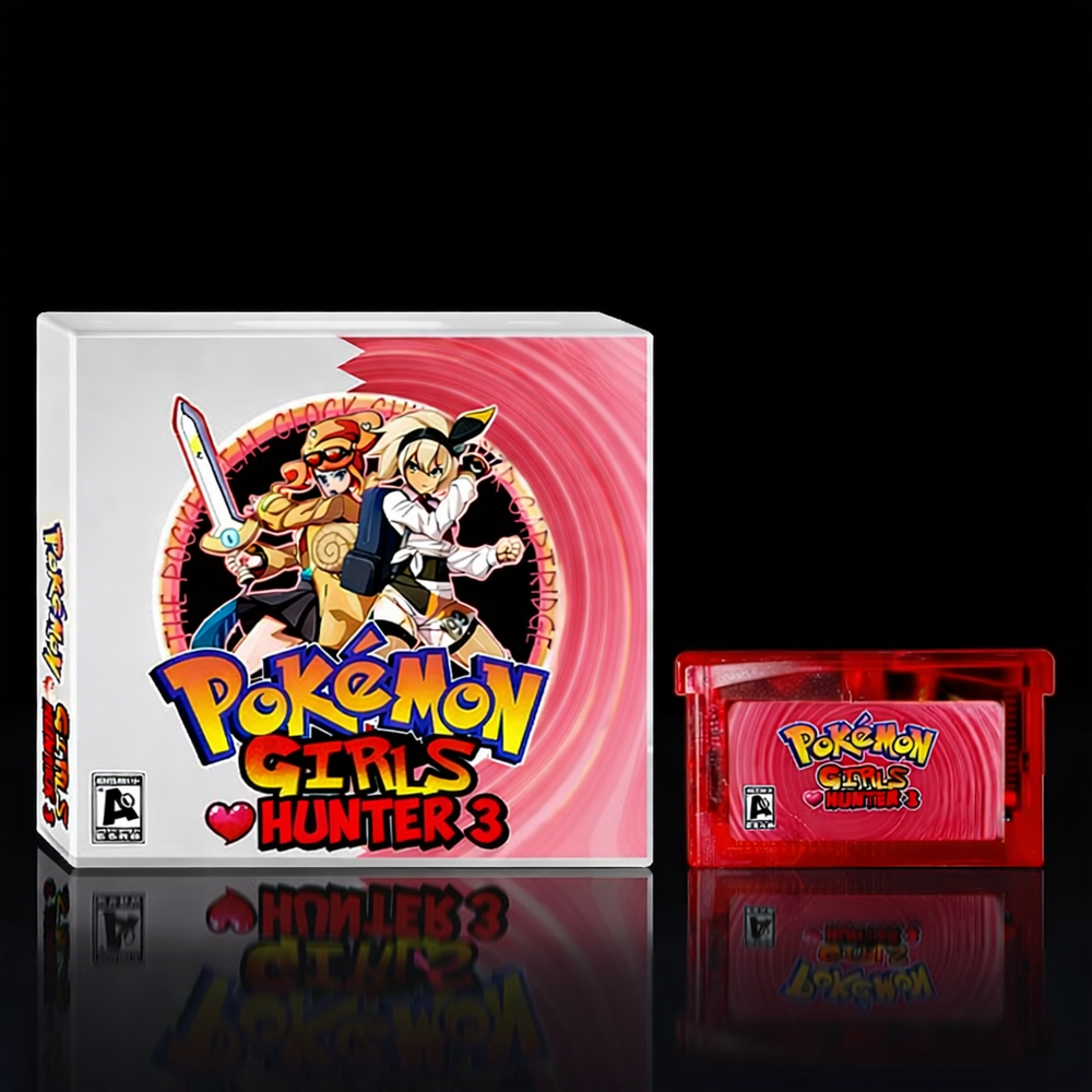 Pokémon Girls Hunter 3 – GBA Game Cartridge (With Box, No Manual) Romcarts