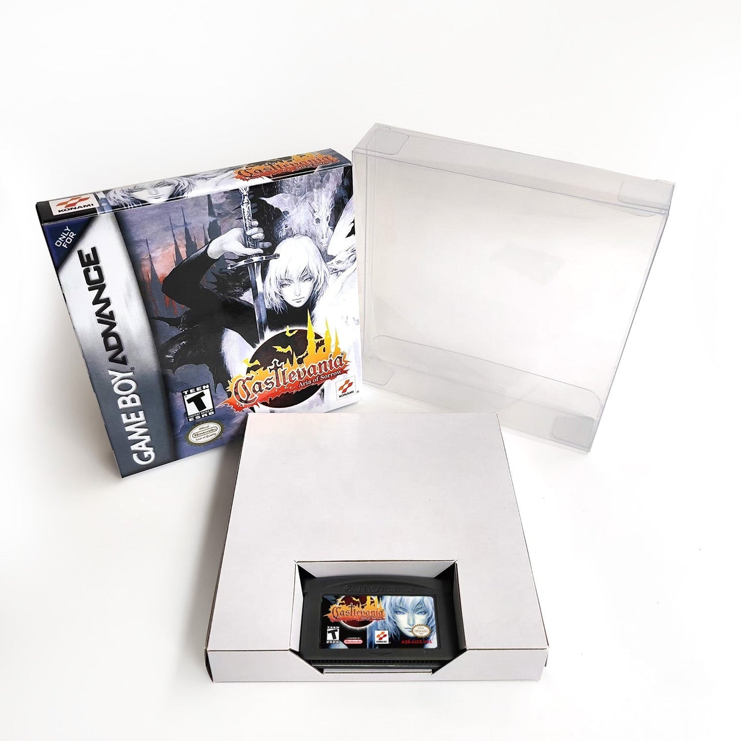 Castlevania: Aria of Sorrow – GBA Game Cartridge (With Tray, Box & Manual) - Romcarts