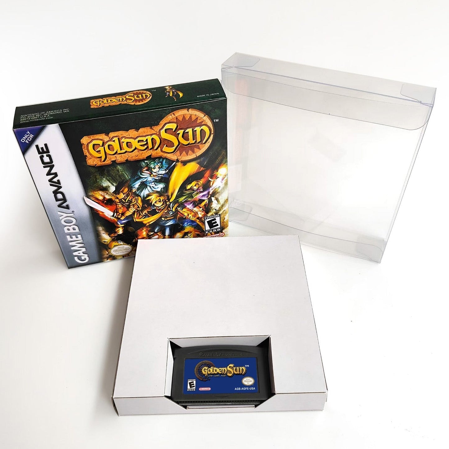 Golden Sun – GBA Game Cartridge (With Tray, Box) - Romcarts
