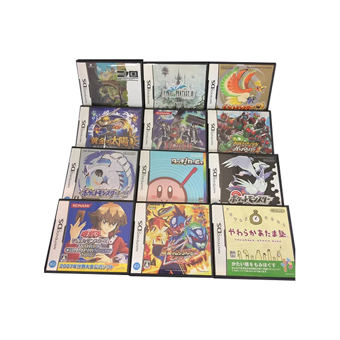 HUGE JAPANESE BULK DS GAMES 90 GAMES (AUTHENTIC) Romcarts