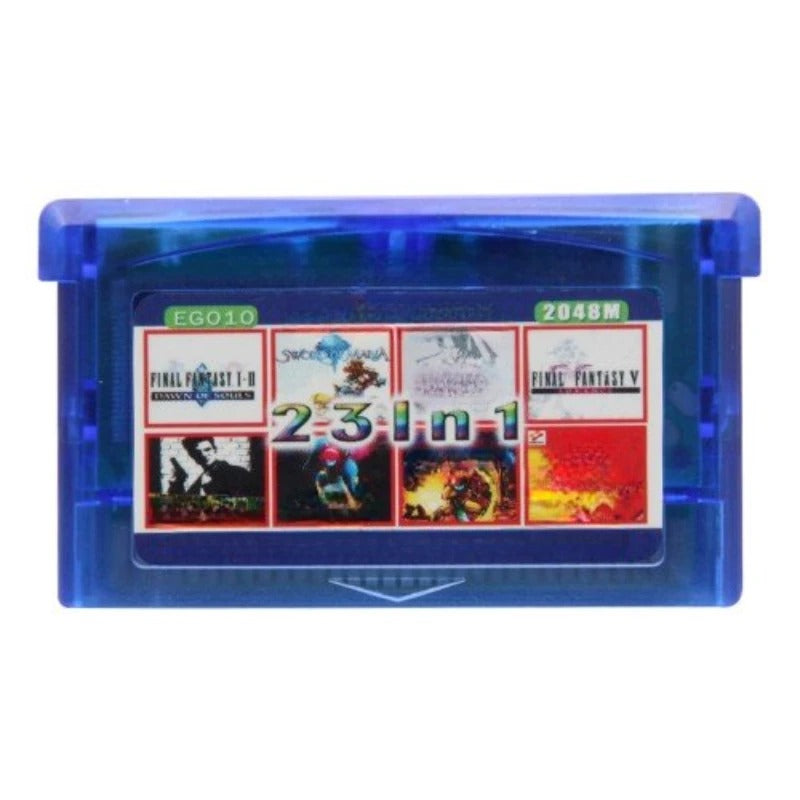 23-in-1 EG010 Multi-Game Cartridge – GBA SP / DS Lite Compatible Romcarts