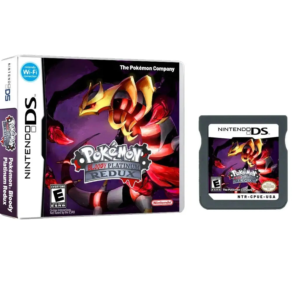 Pokémon Bloody Platinum Redux – Nintendo DS Game Cartridge (With Box, No Manual) Romcarts