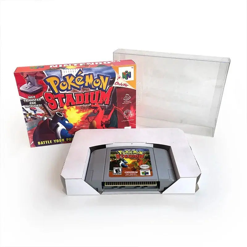 Pokémon Stadium – N64 Custom Cartridge + Display Box Romcarts