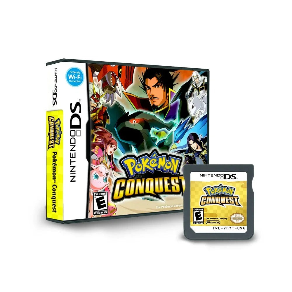 Pokémon Conquest – Nintendo DS Game Cartridge (With Box, No Manual) Romcarts