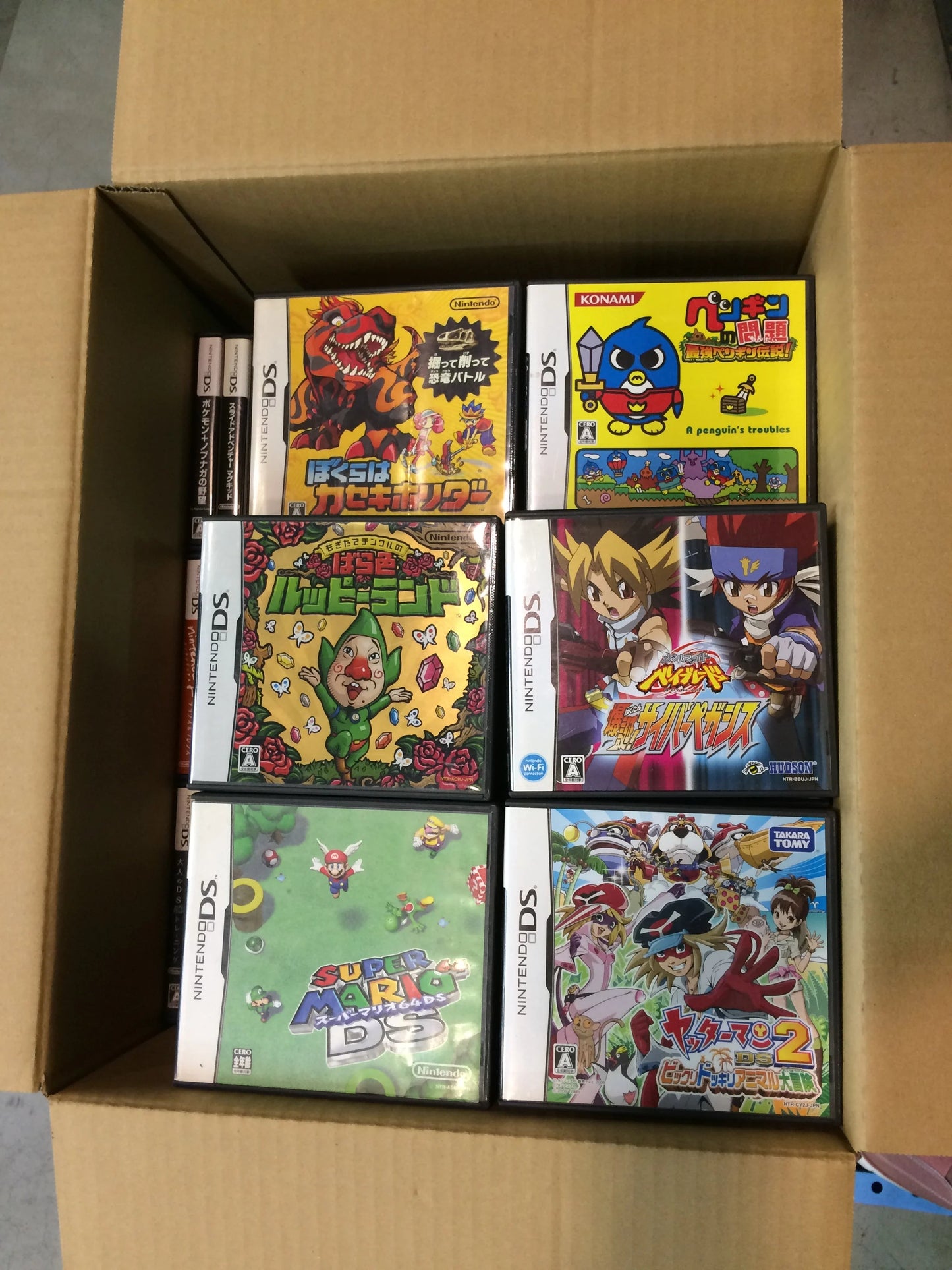 HUGE JAPANESE BULK DS GAMES 90 GAMES (AUTHENTIC) Romcarts