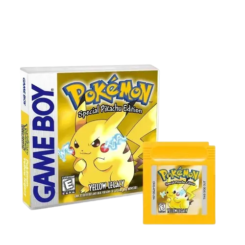 Pokémon Yellow Legacy – Game Boy Color Cartridge (With Box, No Manual) Romcarts