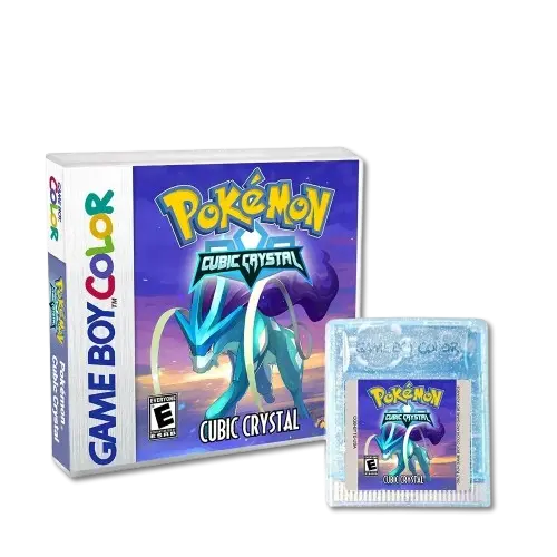 Pokémon Cubic Crystal – Game Boy Color Cartridge (With Box, No Manual)