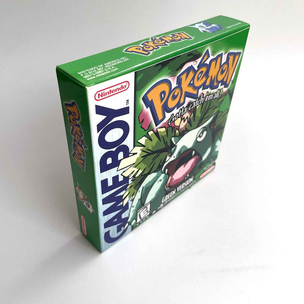 Pokemon Green Ic GBC Case & Cart