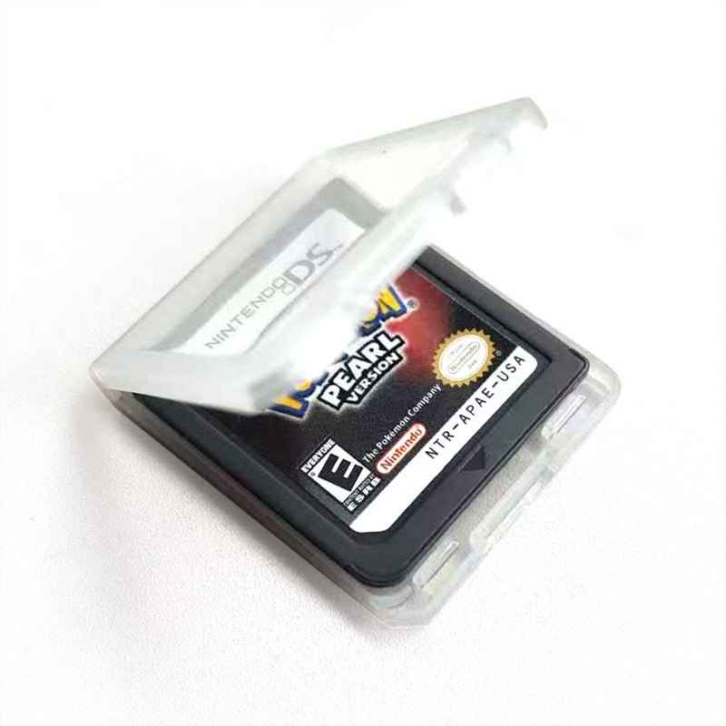 Pokemon Pearl Version Game Case & Cart