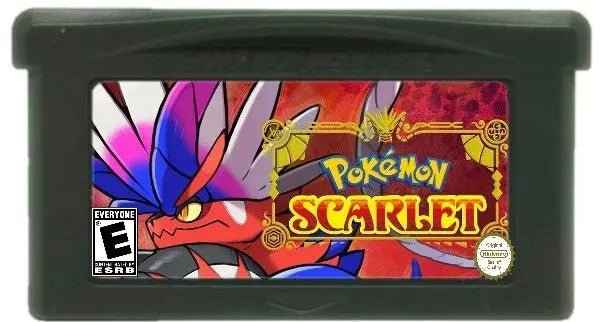 Pokemon Scarlet GBA Game: Physical Cartridge