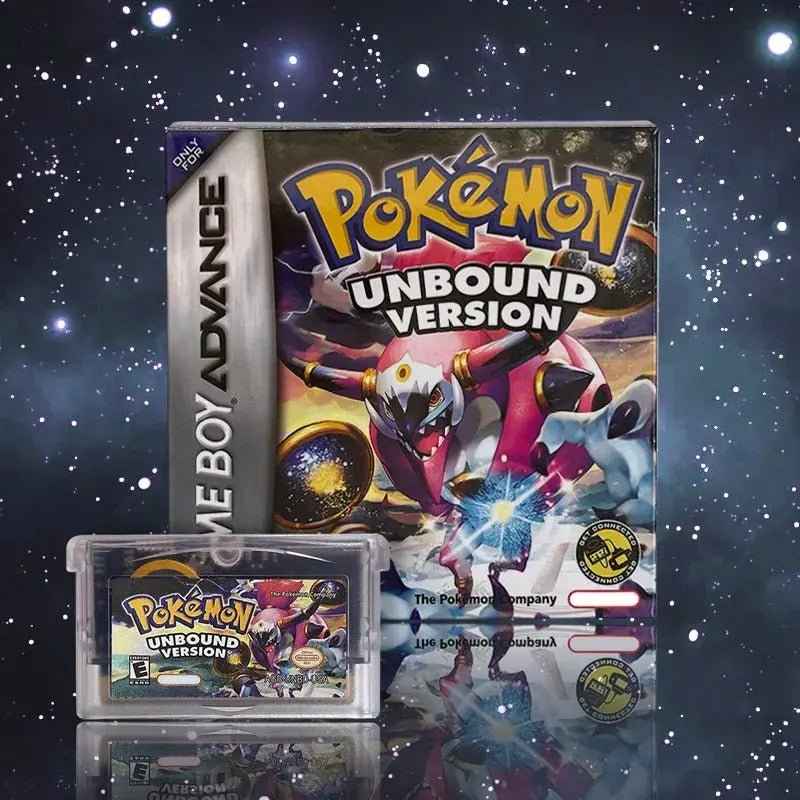 Pokémon Unbound GBA Game Cartridge RTC (With Box, No Manual)