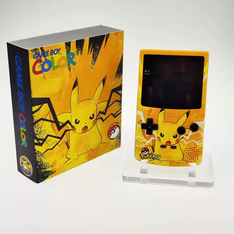 Custom Game Boy Color Console – Pikachu Graphic