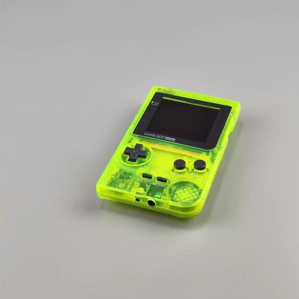 Custom Game Boy Pocket Console – Transparent Yellow, view 3