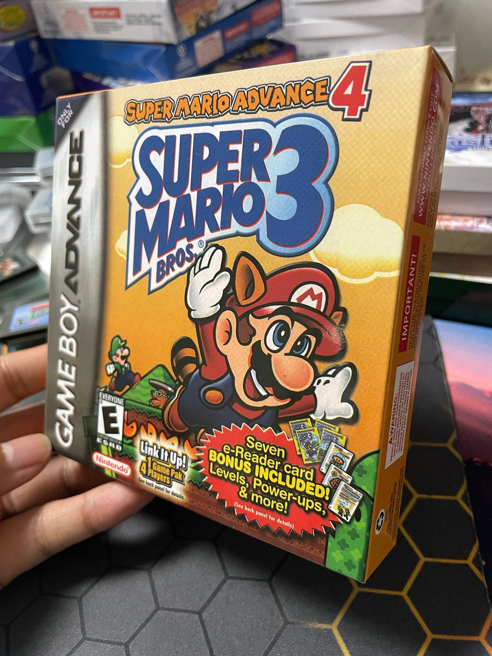 Super Mario Advance 4: Super Mario Bros. 3 – GBA Game Cartridge (With Tray, Box)