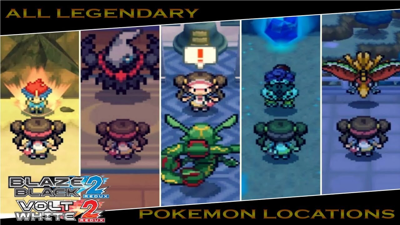 Pokemon Blaze Black 2 Redux and Volt White 2 Redux Nintendo DS cartridges with box – custom fan games