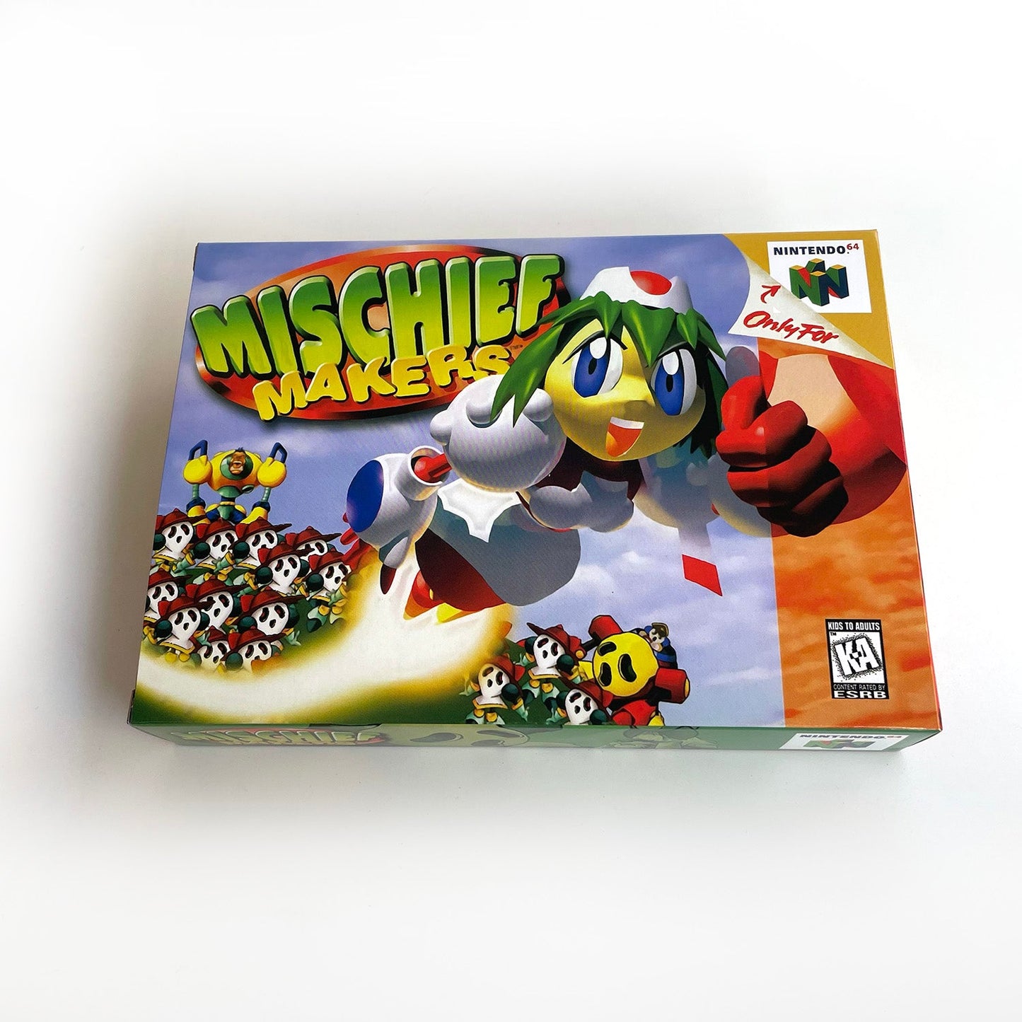 Mischief Makers Game With N64 Case & Cart