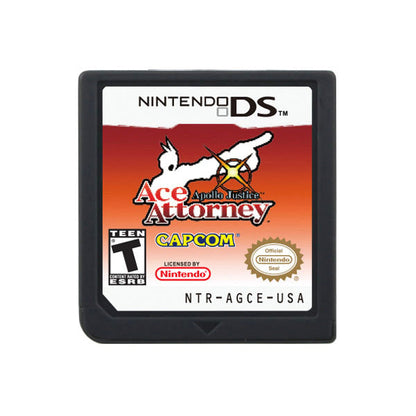 Apollo Justice Ace Attorney Game Case & Cart