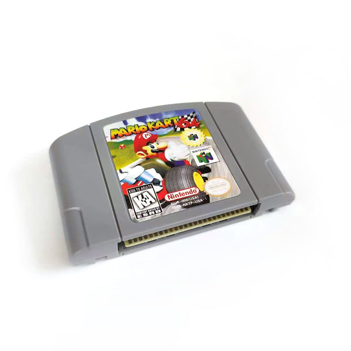Mario Kart Game With N64 Case & Cart