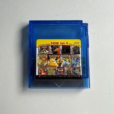 108 in 1 Game Boy & Game Boy Color Cartridge | Pokémon, Mega Man, Resident Evil & More - Romcarts