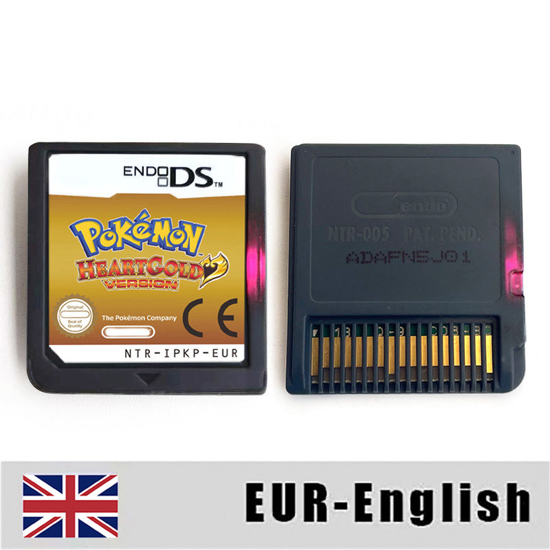 Esp Ita Fra Noe Pokemon Heartgold Soulsilver Platinum Diamond Pearl Nintendo Video Console Game Cardride Case & Cart (EUR)