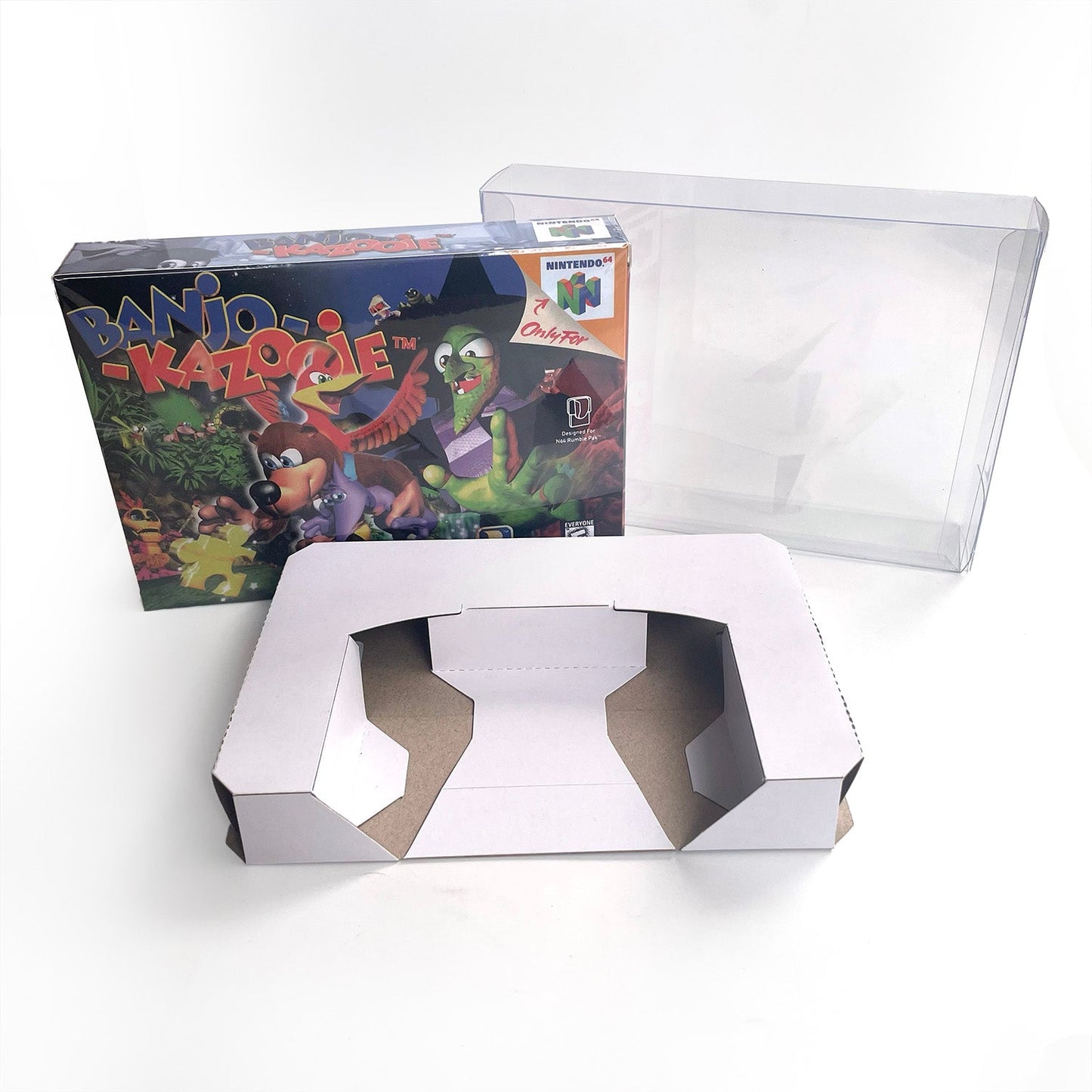 Banjo Kazooie Game With N64 Case & Cart