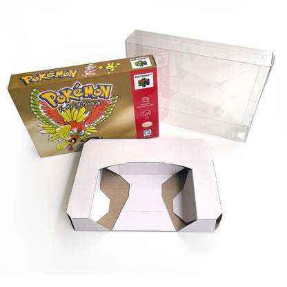 Pokemon Gold Version Game With N64 Case & Cart