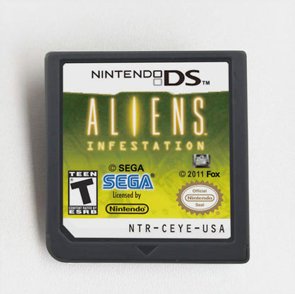 Aliens Infestation Ds: Retro Pixel Horror with Permadeath, Co-Op, and Nonlinear Xenomorph Missionsgame Case & Cart