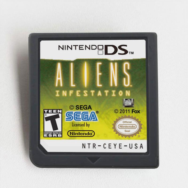 Aliens Infestation Ds: Retro Pixel Horror with Permadeath, Co-Op, and Nonlinear Xenomorph Missionsgame Case & Cart