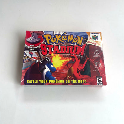 Pokemon Stadium Game With N64 Case & Cart