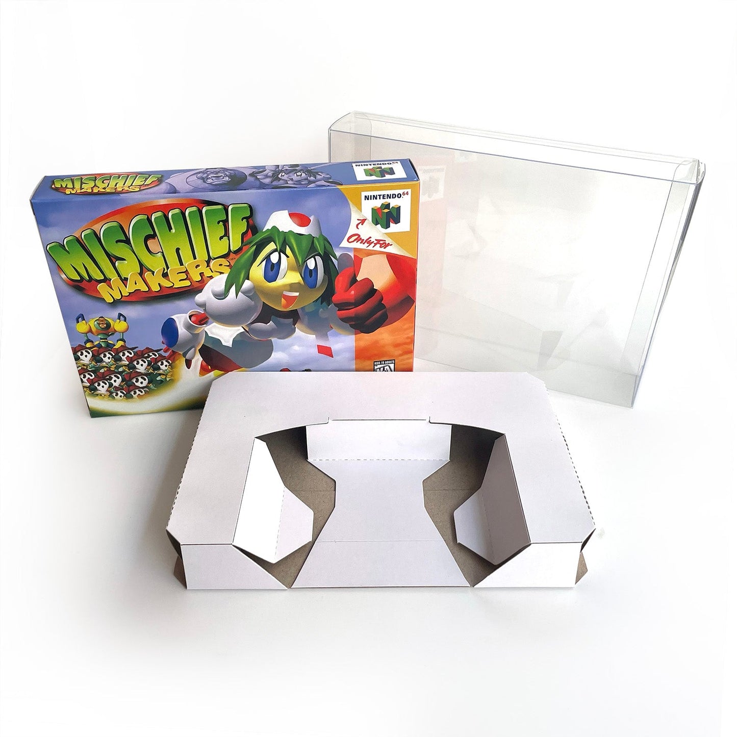 Mischief Makers Game With N64 Case & Cart