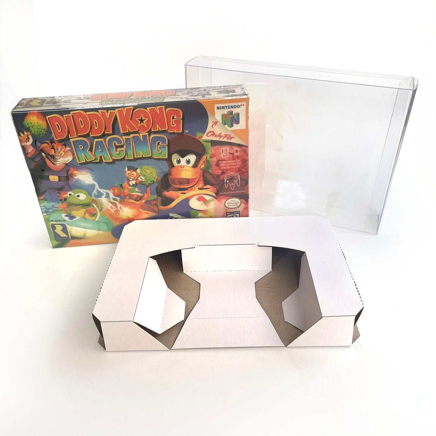 Diddy Kong Racing Game With N64 Case & Cart