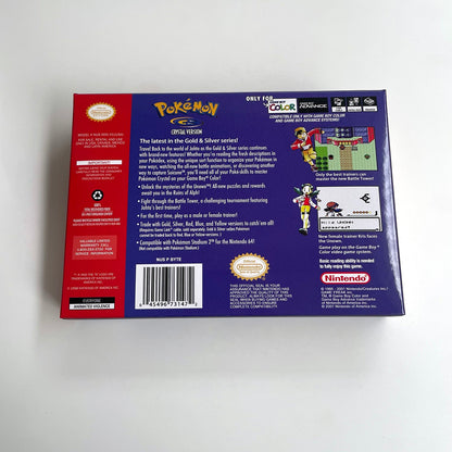 Pokemon Crystal Version Game With N64 Case & Cart