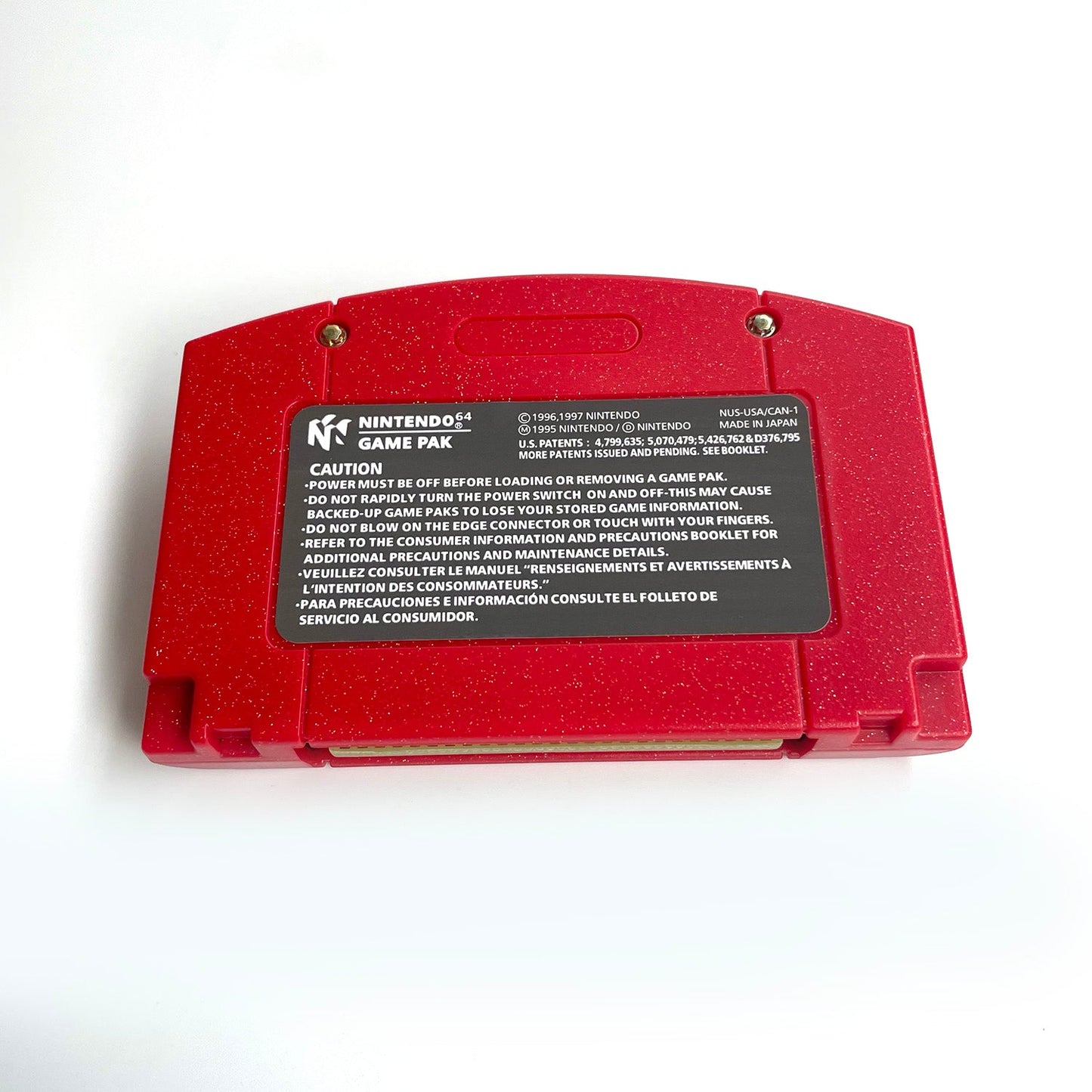 Pokemon Red Version Game With N64 Case & Cart