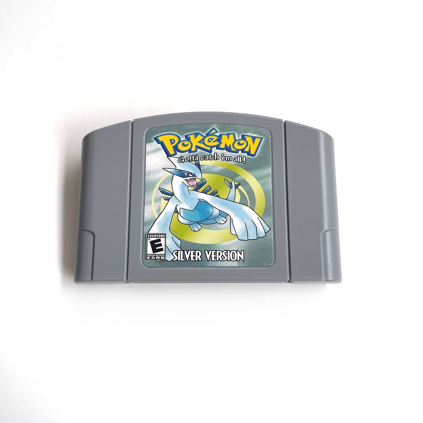 Pokemon Silver Version Game With N64 Case & Cart