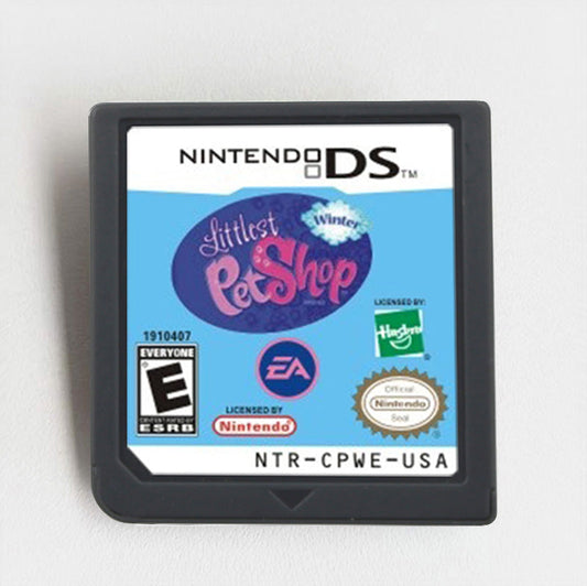 Littlest Pet Shop Winter Ds Adopt Snowy Pets Play Mini Games & Decorate | Ds Simulation Fun Game Case & Cart