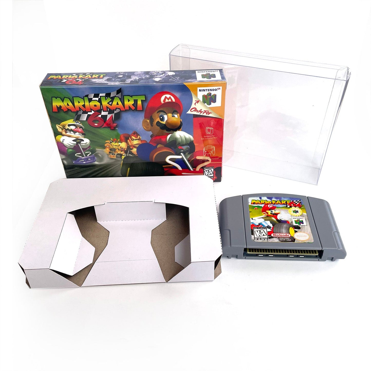 Mario Kart Game With N64 Case & Cart