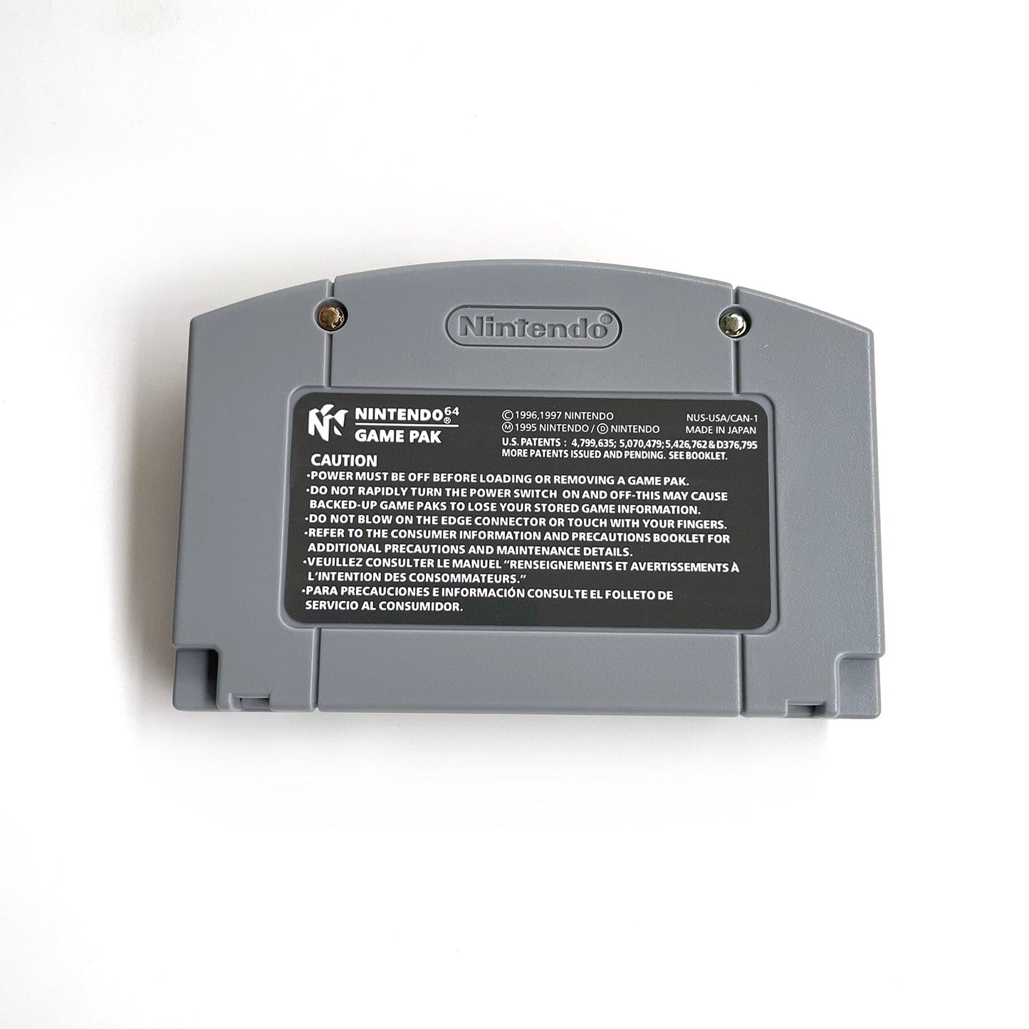 Pokemon Silver Version Game With N64 Case & Cart