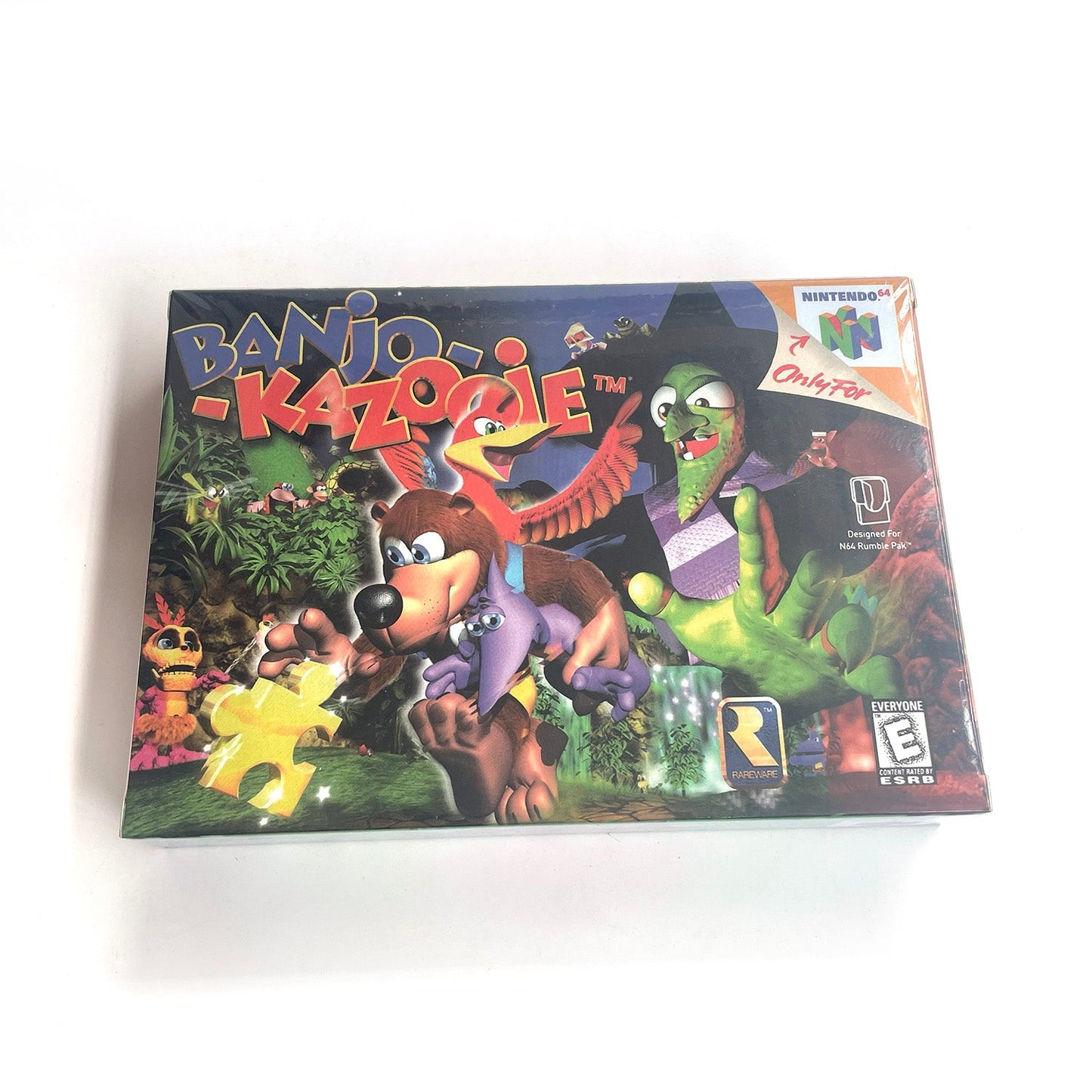 Banjo Kazooie Game With N64 Case & Cart