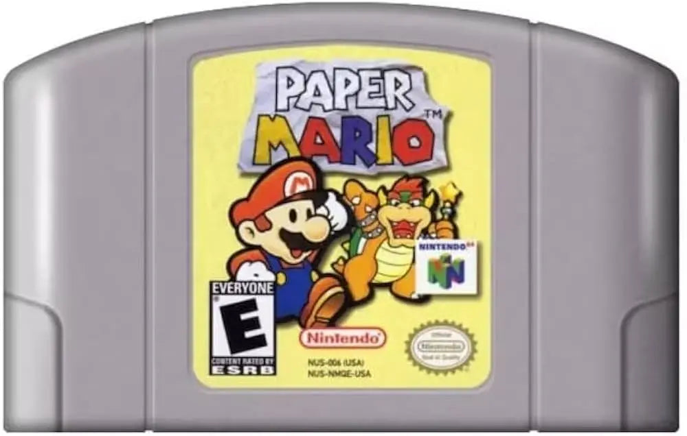 Paper Mario – Nintendo 64 Cartridge Romcarts