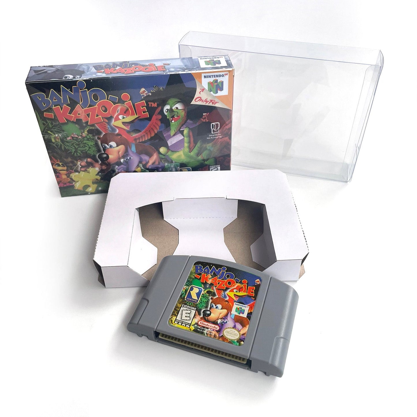 Banjo Kazooie Game With N64 Case & Cart