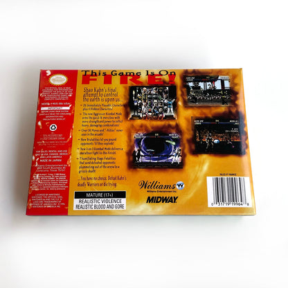 Mortal Kombat Game With N64 Case & Cart