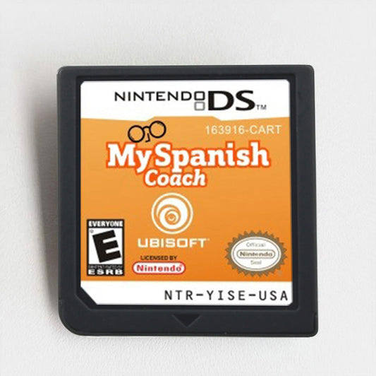 My Spanish Coach Ds Learn Spanish with Interactive Mini-Games & Vocabulary Game Case & Cart