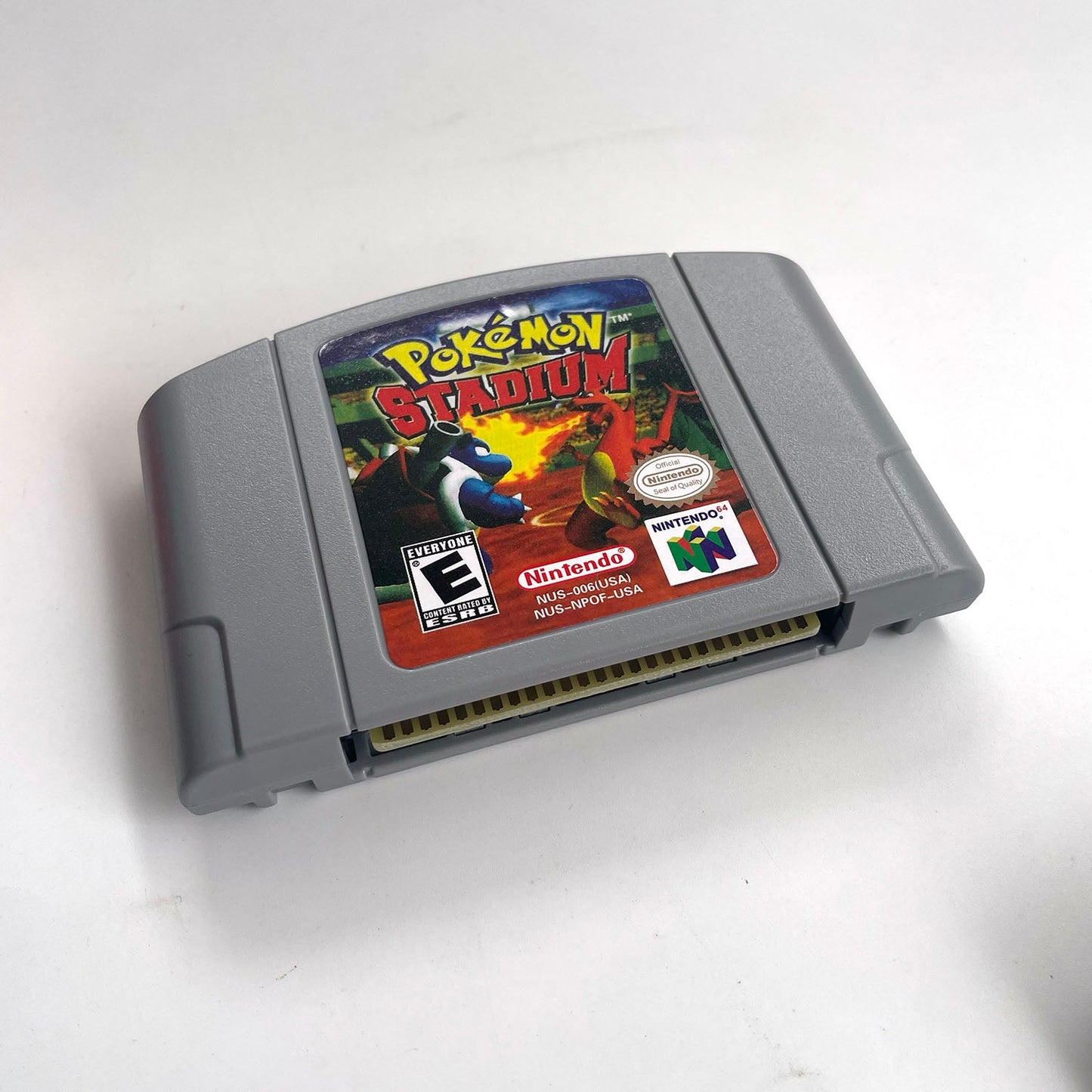 Pokemon Stadium Game With N64 Case & Cart