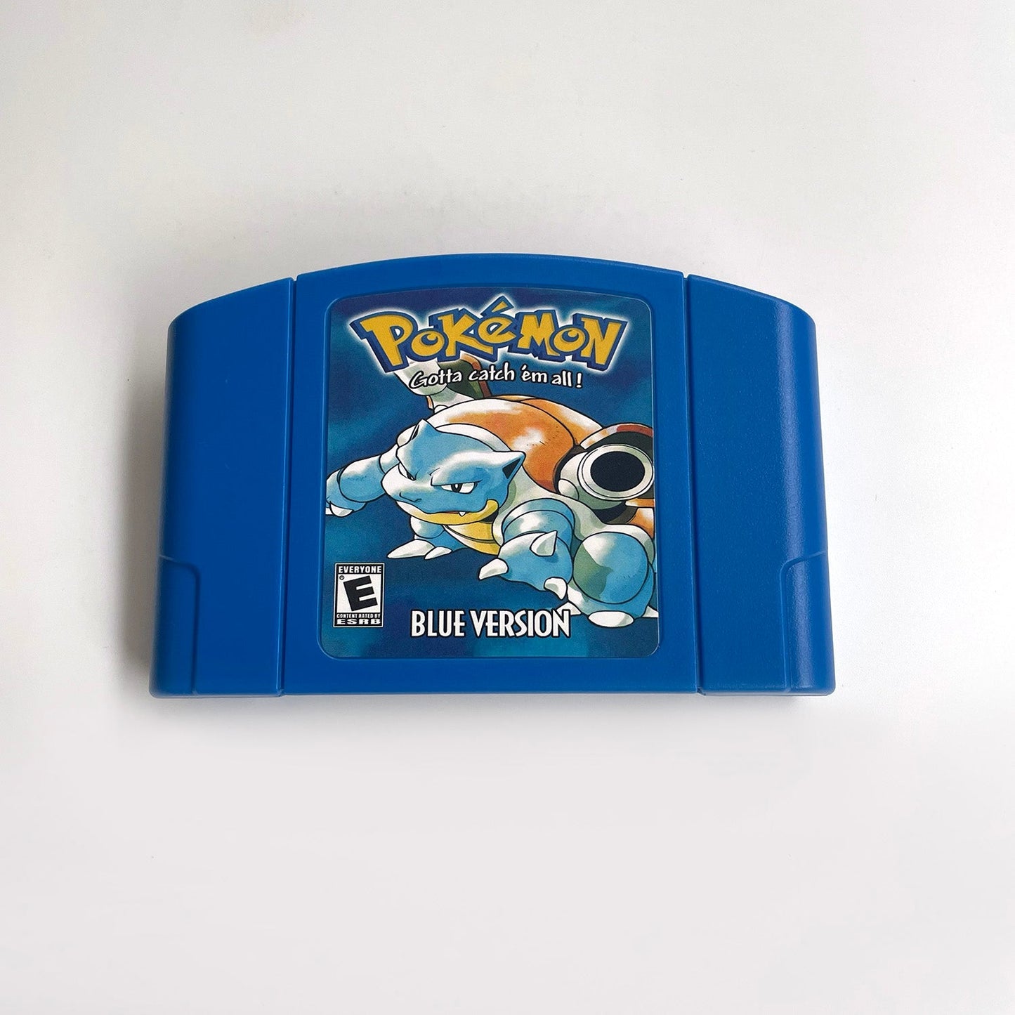 Pokemon Blue Version Game With N64 Case & Cart