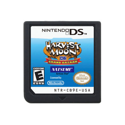 Harvest Moon Ds Grand Bazaar Game Case & Cart