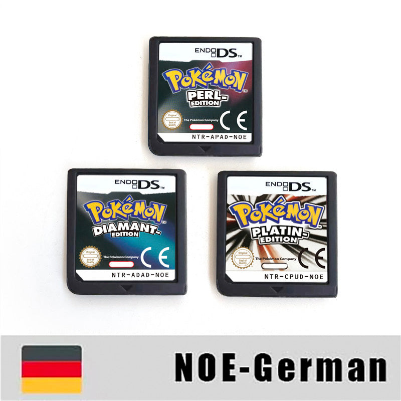 Esp Ita Fra Noe Pokemon Heartgold Soulsilver Platinum Diamond Pearl Nintendo Video Console Game Cardride Case & Cart (EUR)