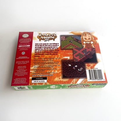 Harvest Moon 64 Game With N64 Case & Cart