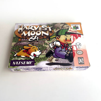 Harvest Moon 64 Game With N64 Case & Cart
