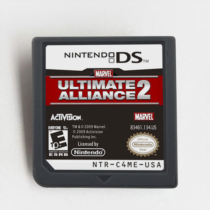 Marvel Ultimate Alliance 2 Ds Civil War Superhero Co-Op Rpg with Touchscreen Action Game Case & Cart