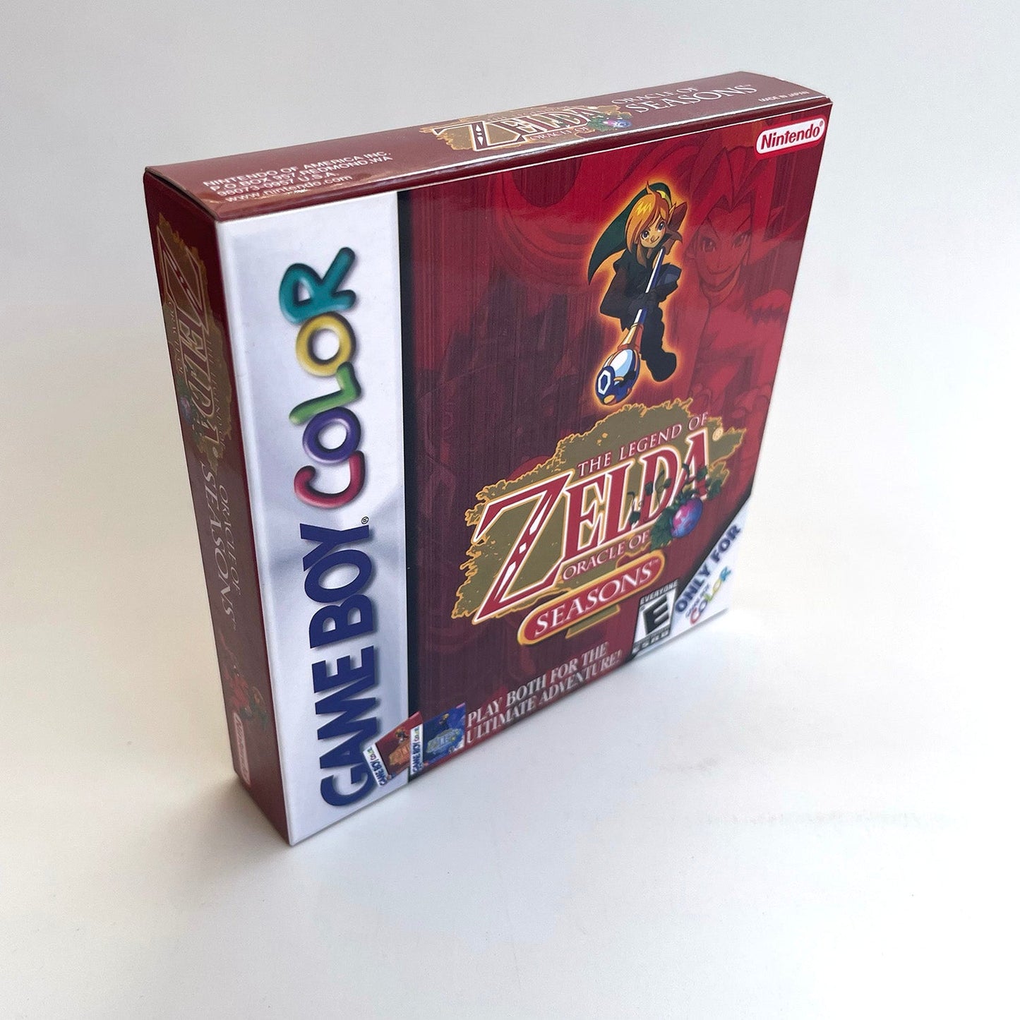 The Legend Of Zelda: Oracle Of Seasons GBC Case & Cart